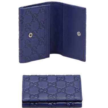 Bleu Gucci Etuis Pour Cartes Cuir 120965-A0V1R-4506
